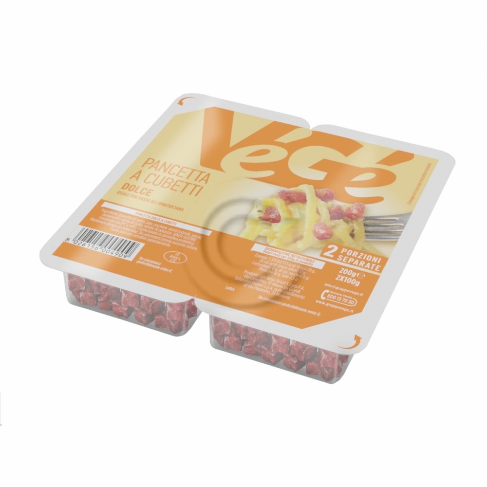 Vege' pancetta cubi dolce