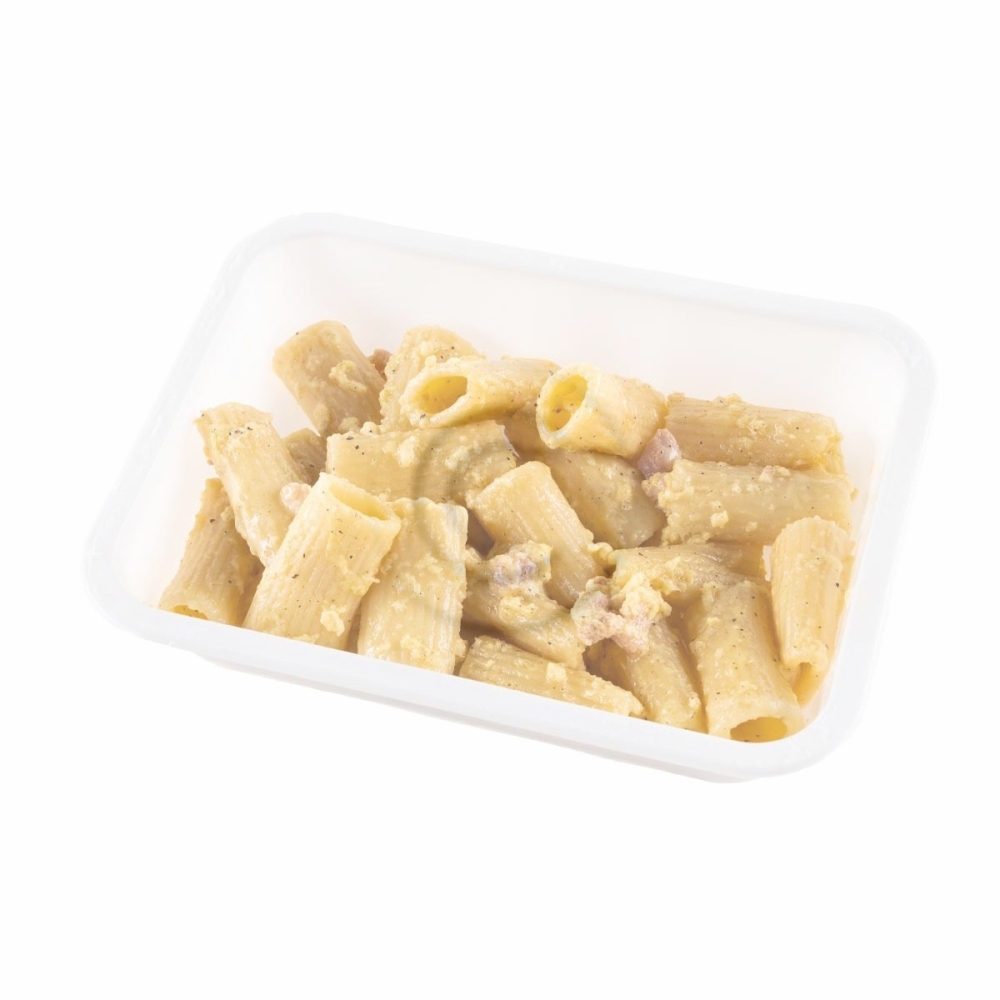 Rigatoni carbonara t. away
