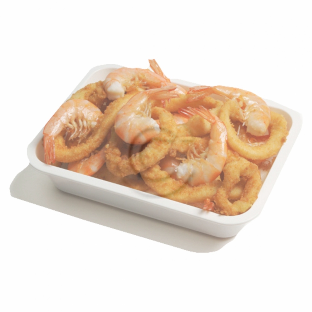 Fritto misto con gamberi