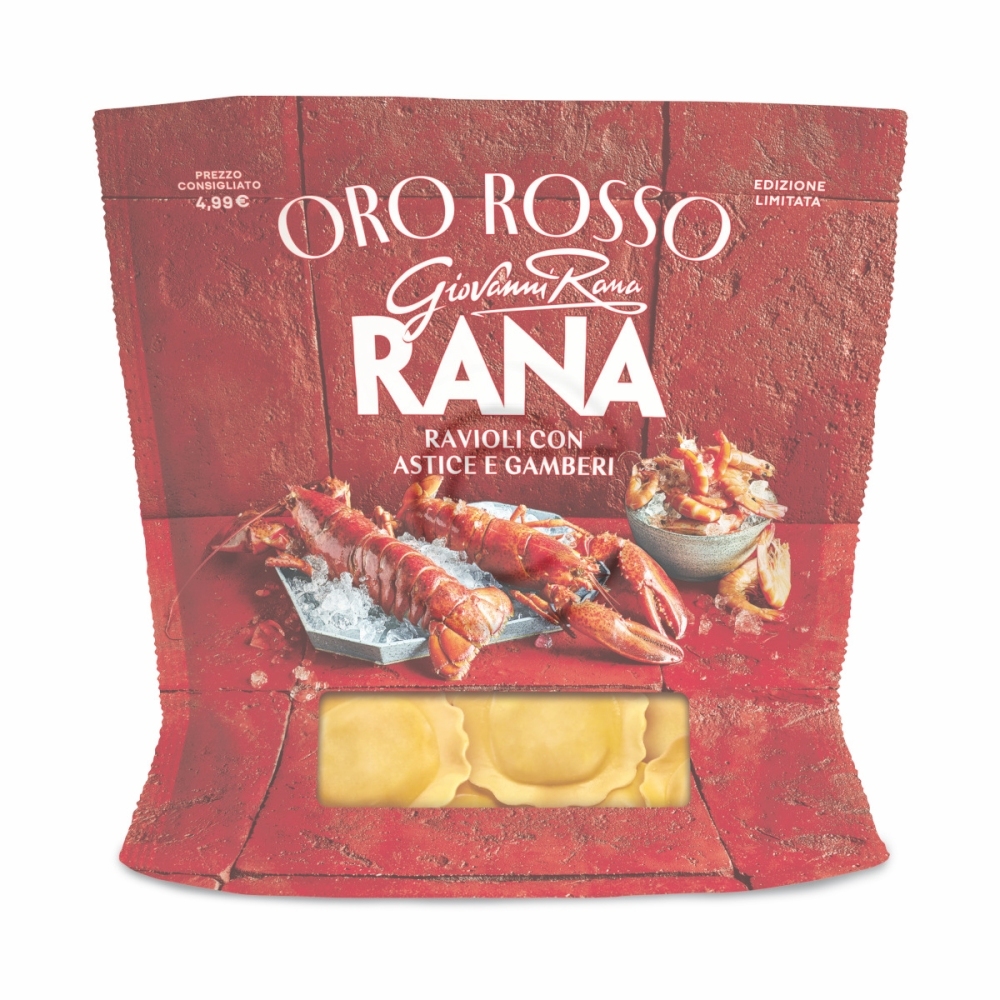 Rana rosso astice/gamberi