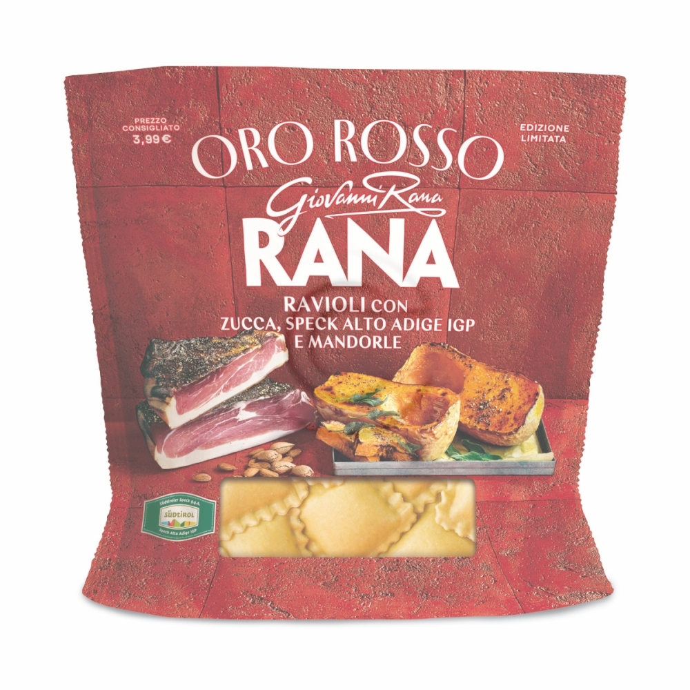 Rana rosso speck/zuc/mand