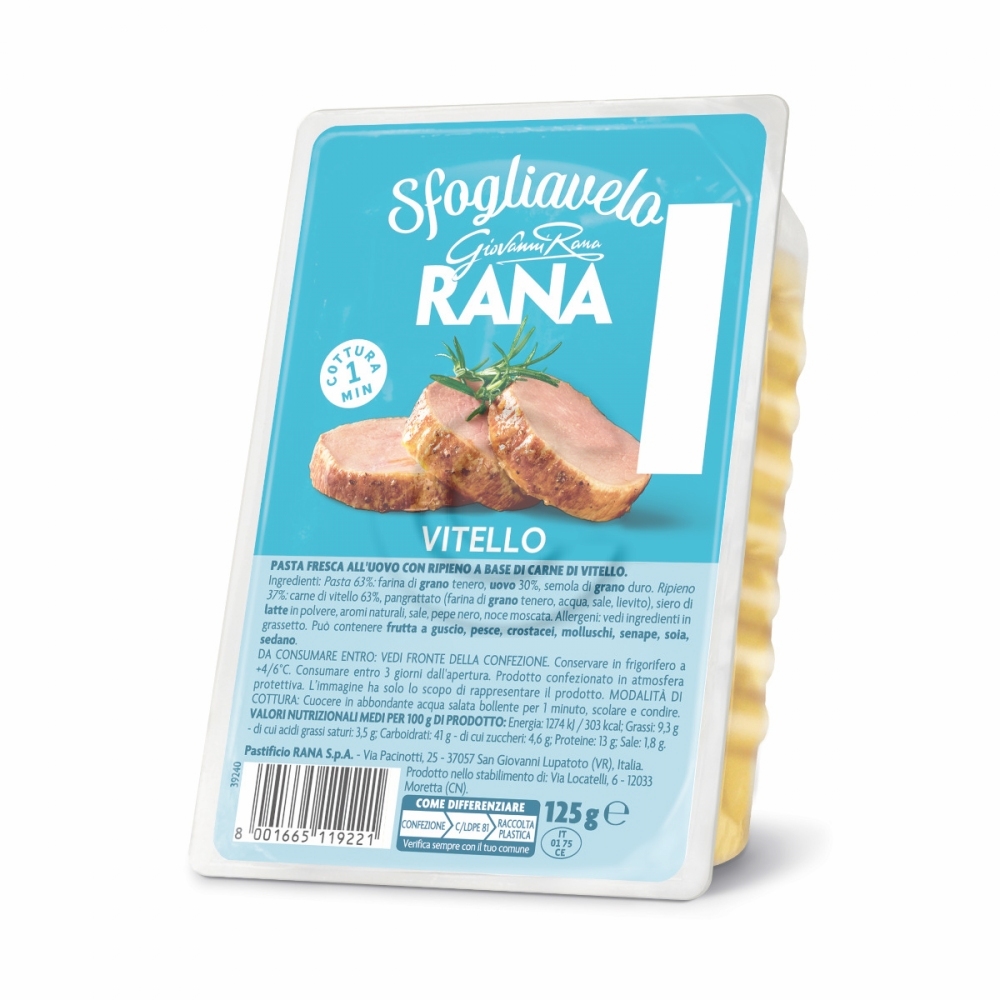 Rana sfogliavelo vitello