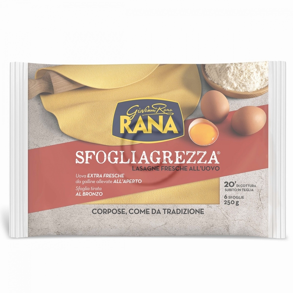 Rana sfogliagrez. lasagne