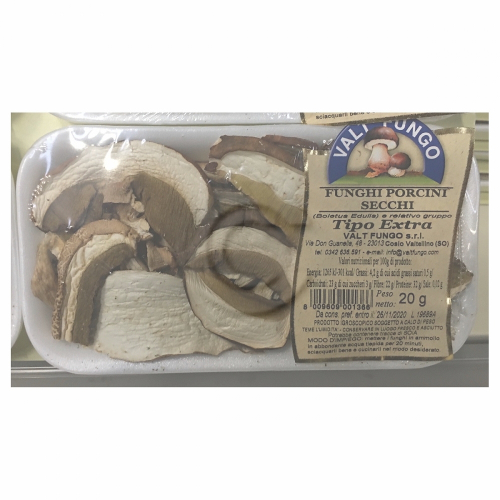 Funghi secchi val. extra