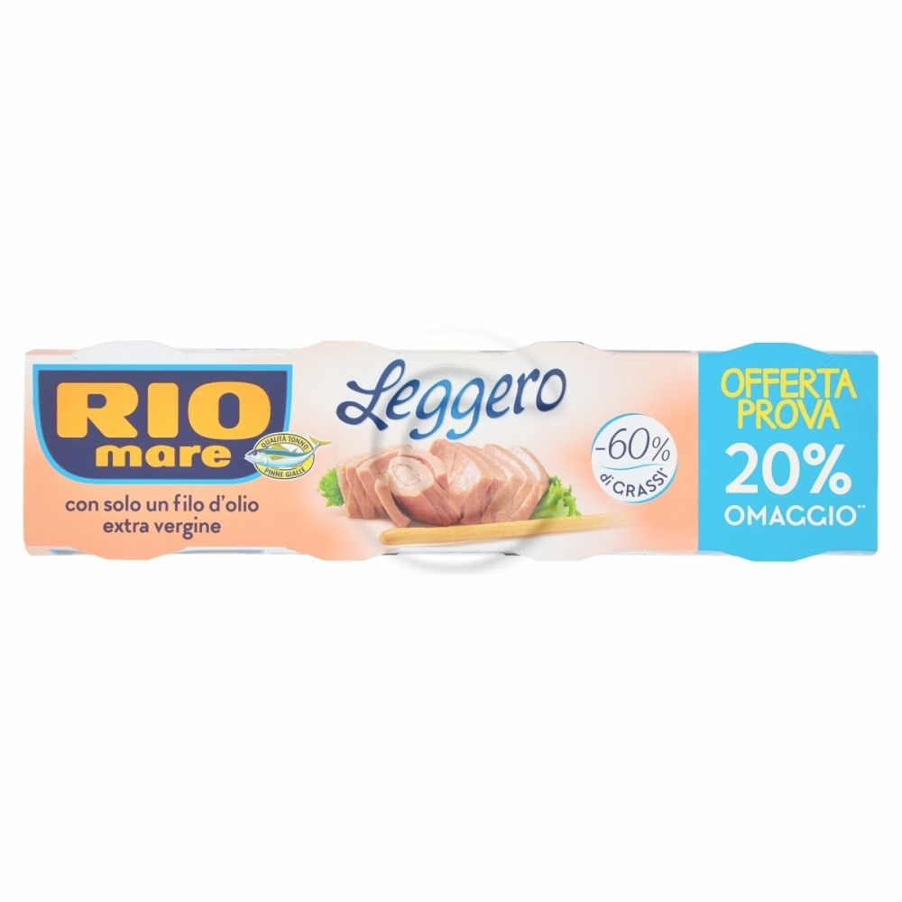Tonno rio mare leggero