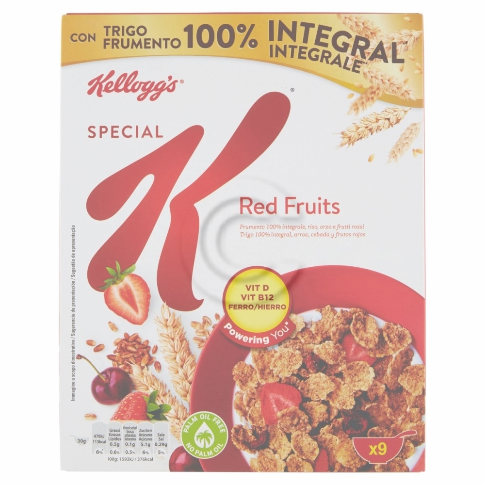 Kellog's k frutti rossi
