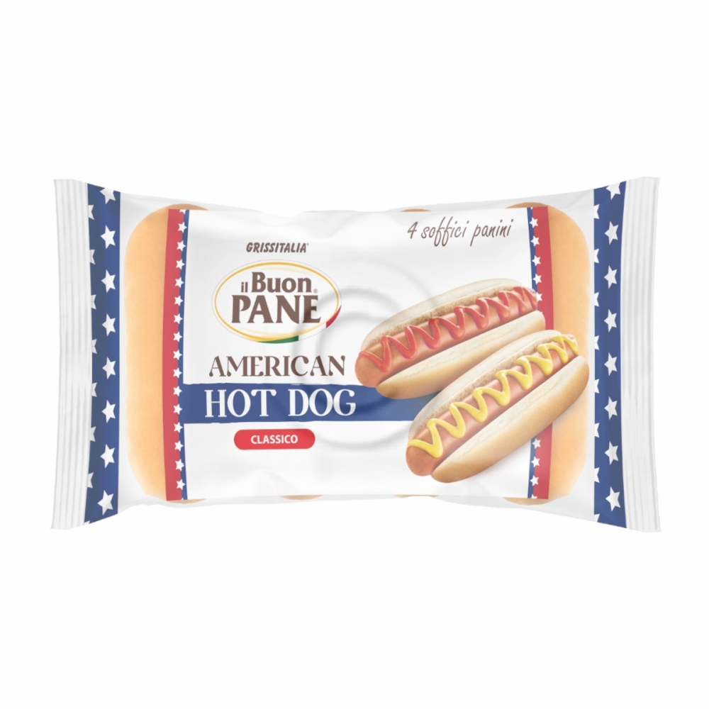 American hot dog 4 pz