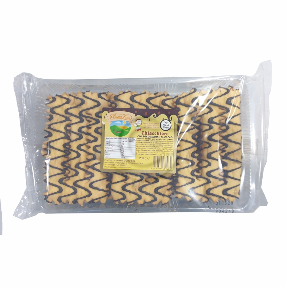 Chiacchiere zebrate ciocc