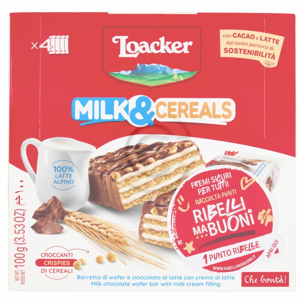 Loacker milk cereals