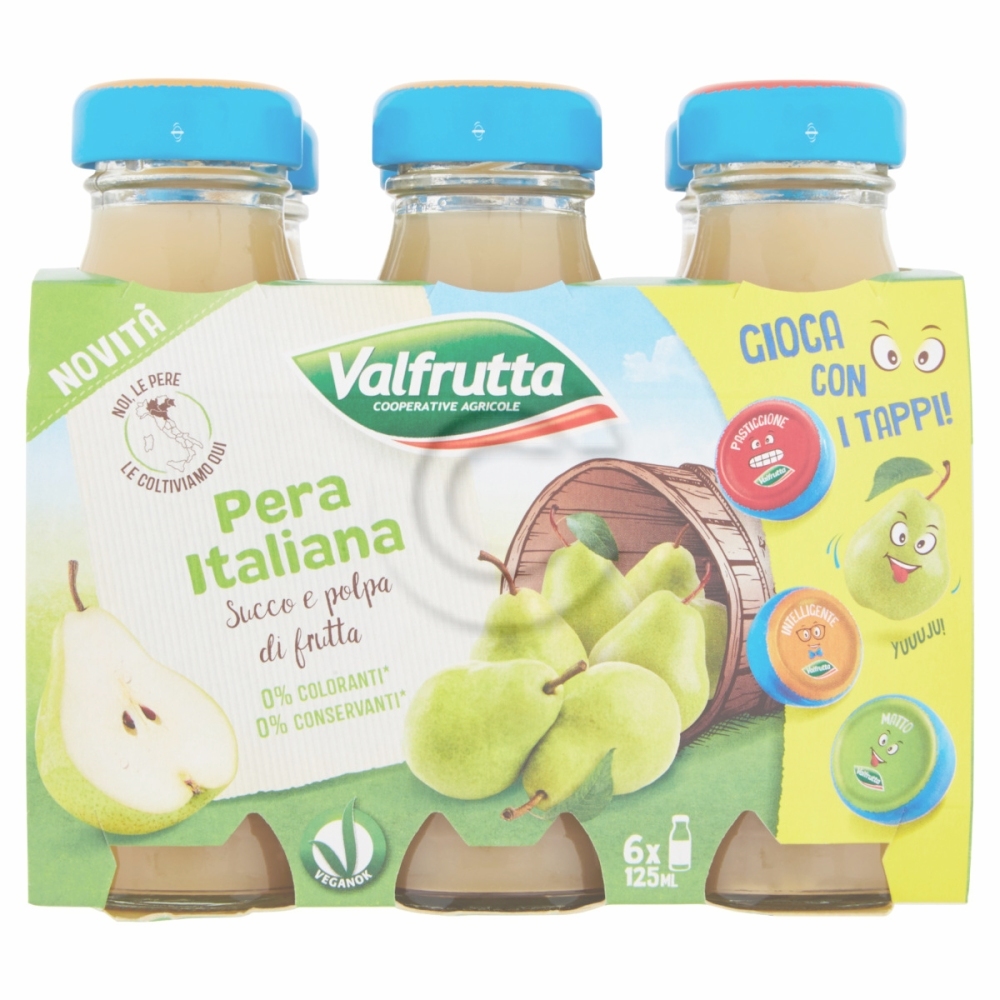 Valf succo e polpa pera