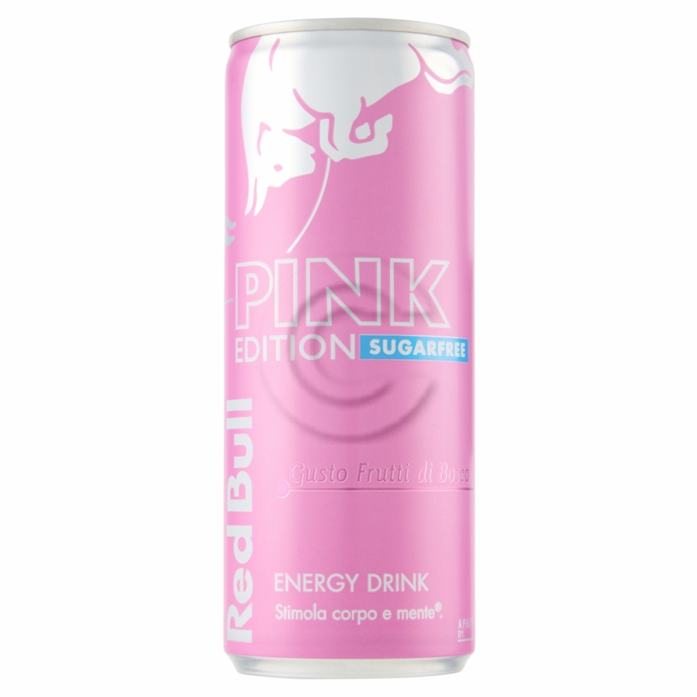 Red bull pink zero