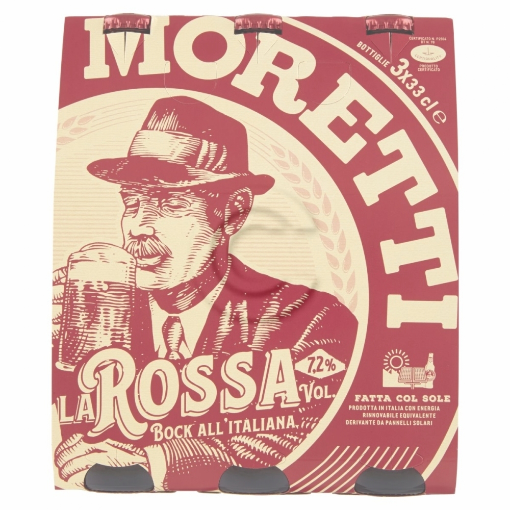 Birra moretti la rossa