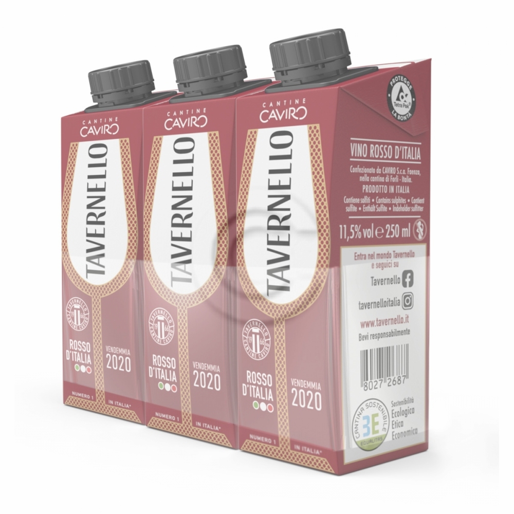 Tavernello rosso mini ml