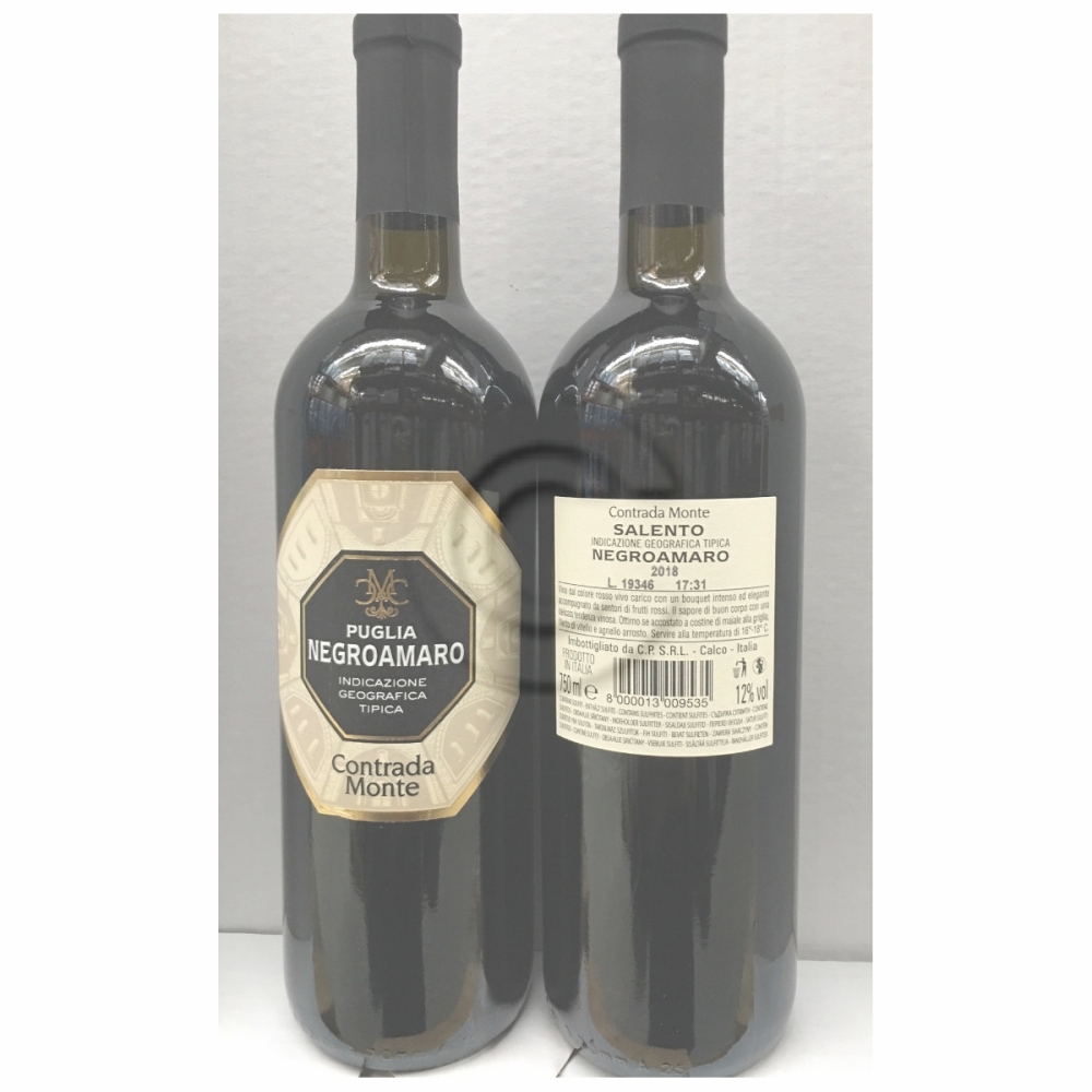 Negroamaro contrada monte