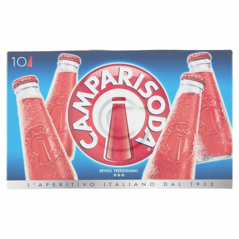 Campari soda box x10 pz