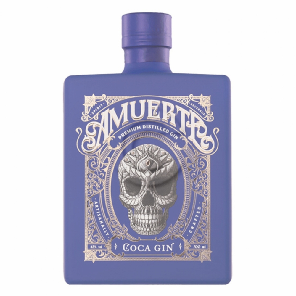 Gin amuerte blue flavour