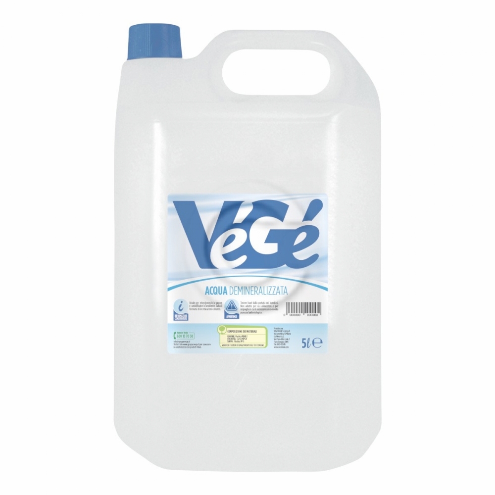 Vege' acqua demineraliz. 
