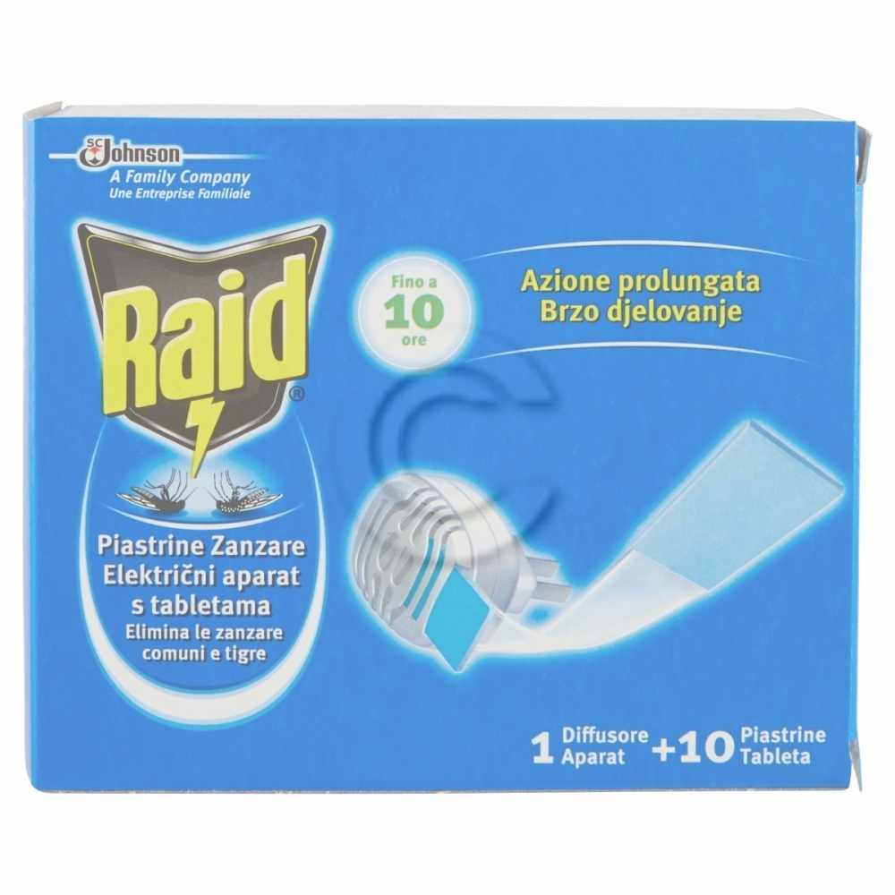 Raid diffusore+10piastrin