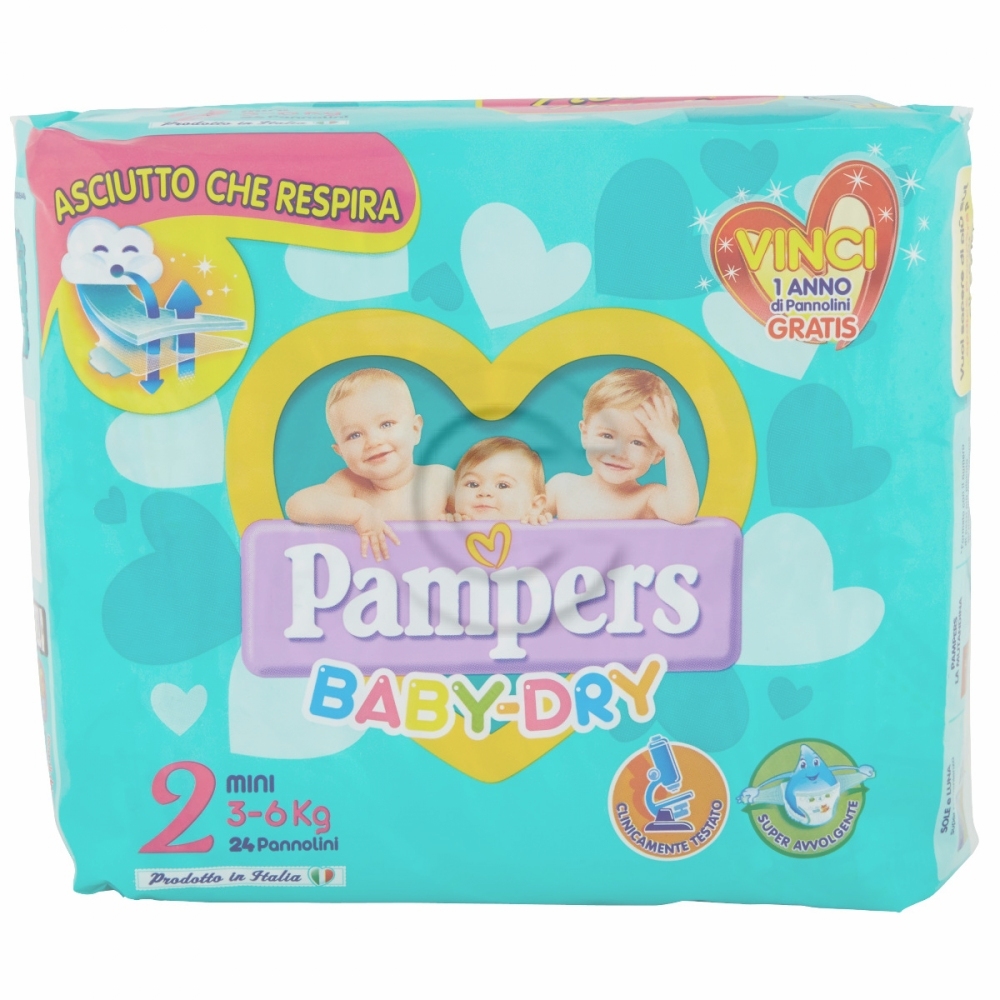 Pann. pampers bd mini x24