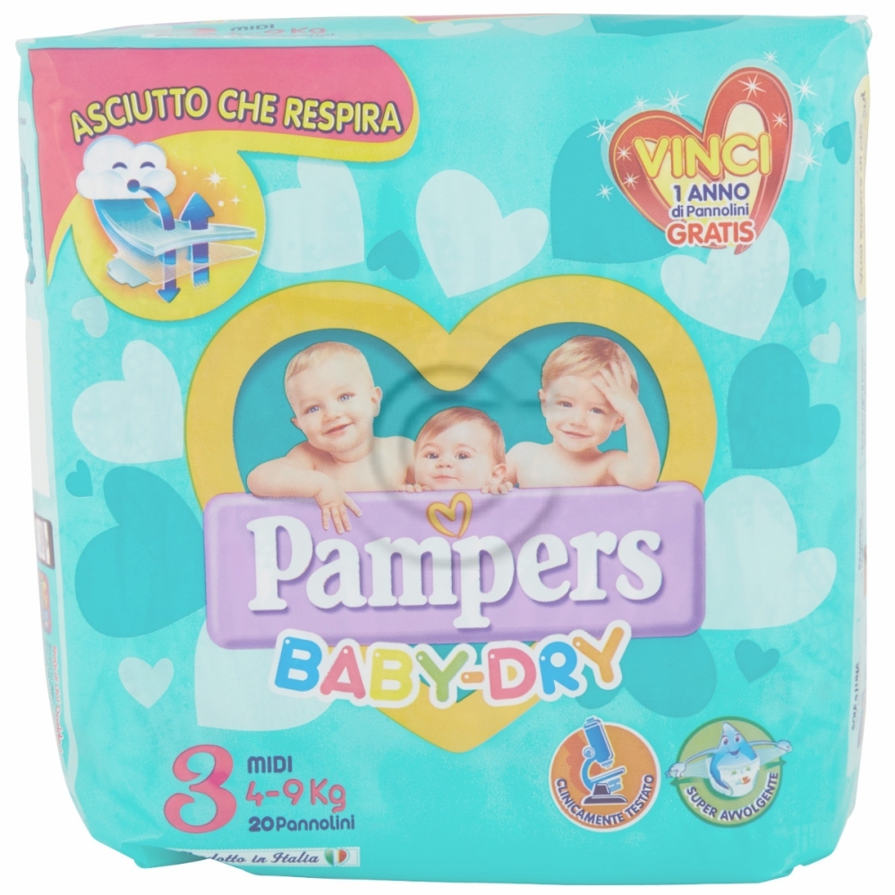 Pann. pampers bd midi x20