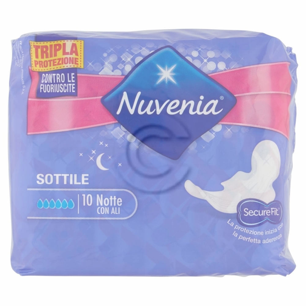 Nuvenia notte ali sottile