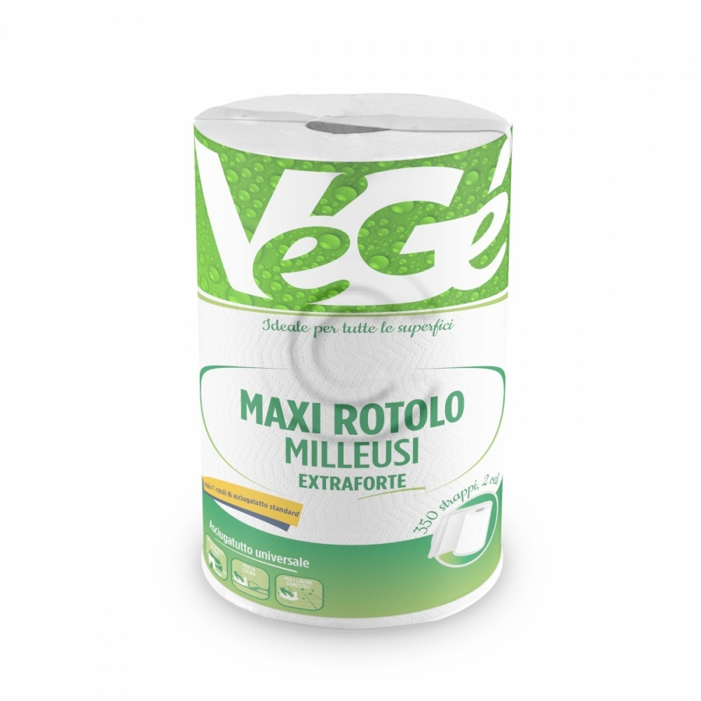 Vege' asciug. maxirot 2v