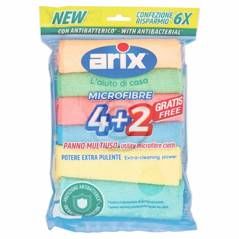 Arix panni microfibra 4+2