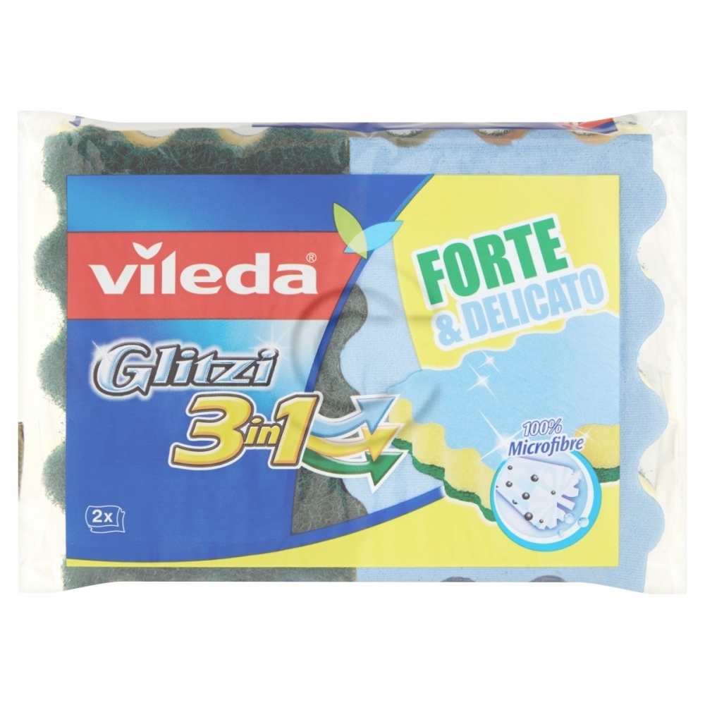 Vileda spugna glitzi 3in1