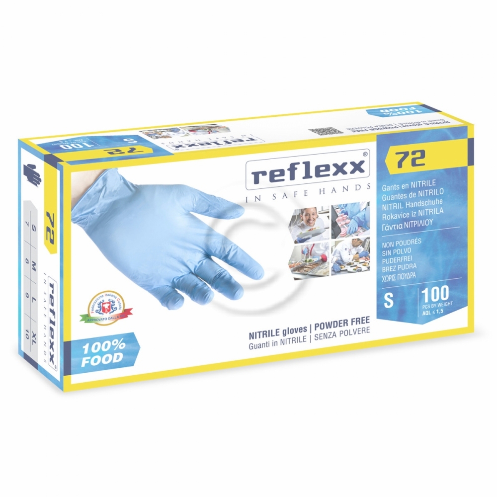 Guanti reflexx nitrile l