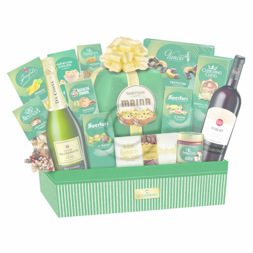 Cesto verde smeraldo