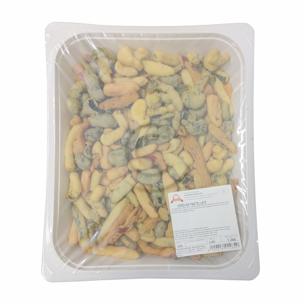 Verdure pastellate vasca
