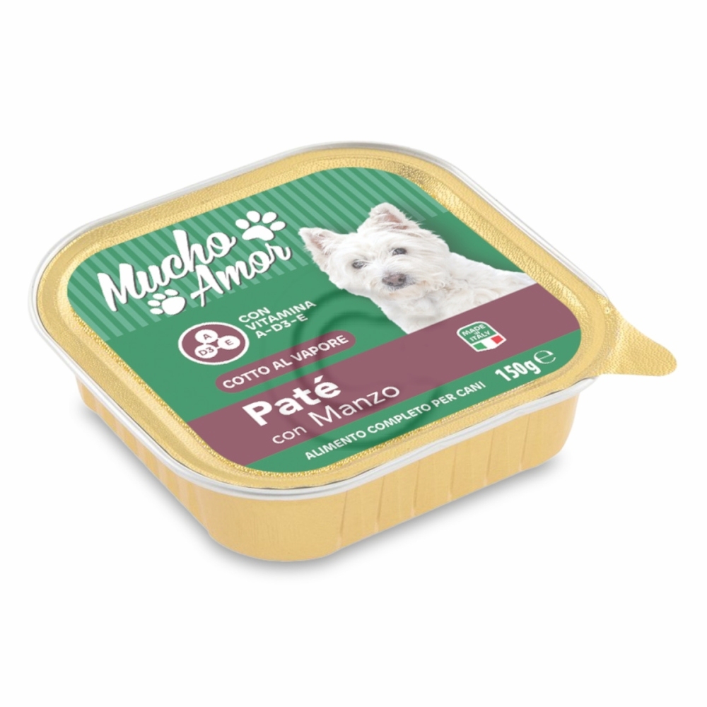 Mamor cane pate' manzo vs