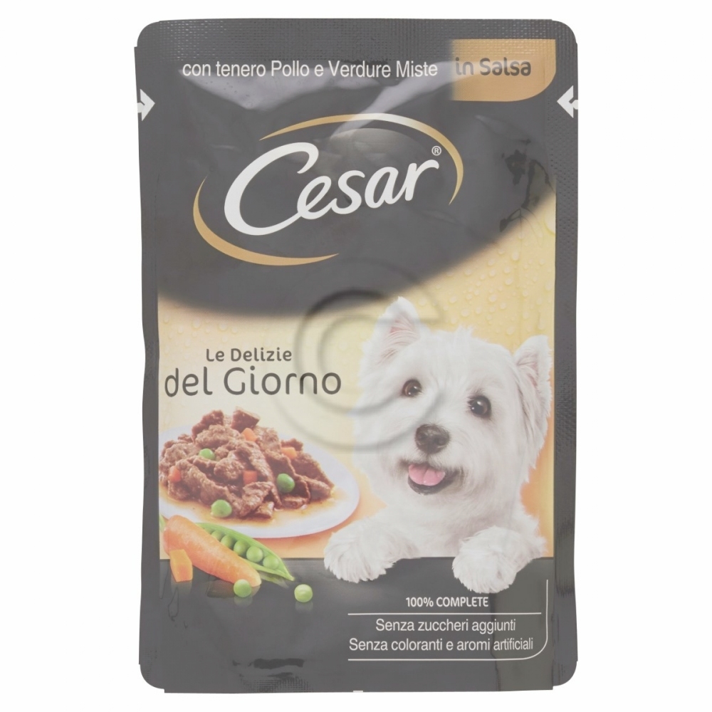 Cesar pollo e verdure