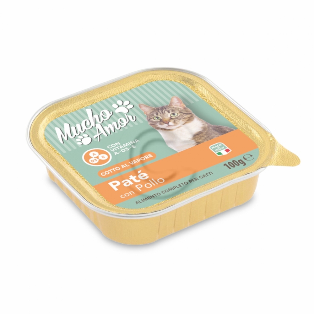 Mamor gatto pate' pollo