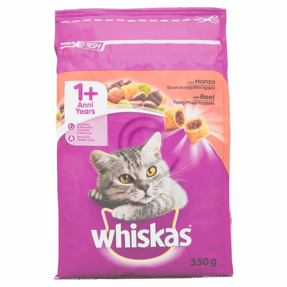 Whiskas fagottini manzo