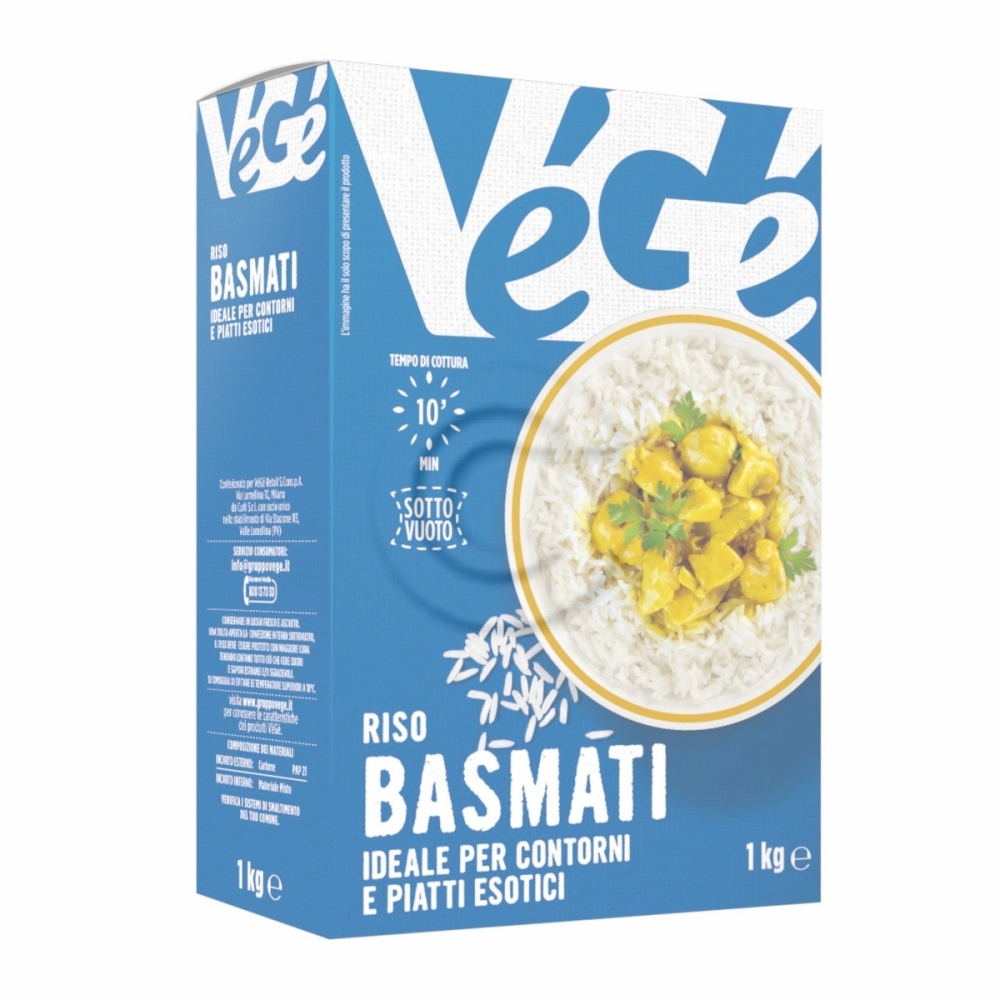 Vege' riso basmati vapore