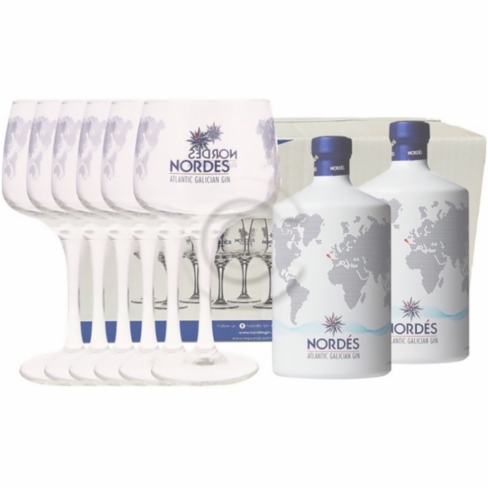 Gin nordes pack 2bt+6bic. 