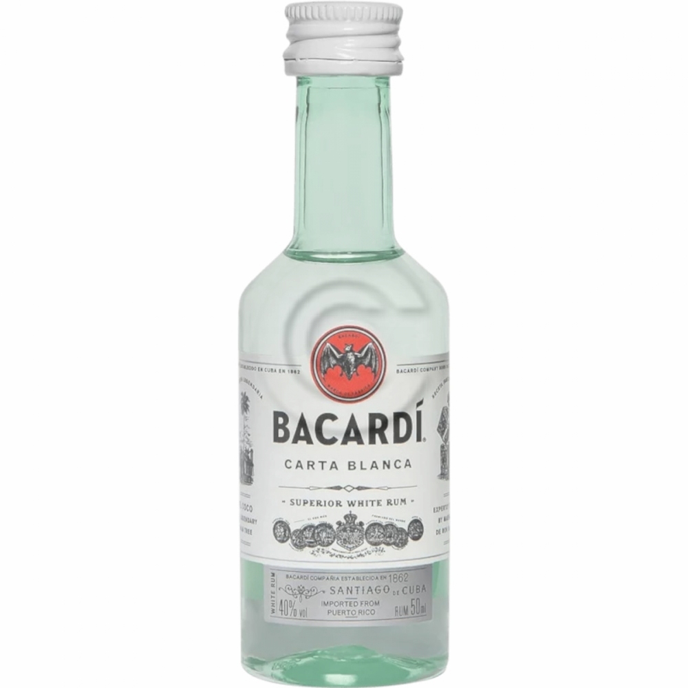 Mignon rum bacardi blanco